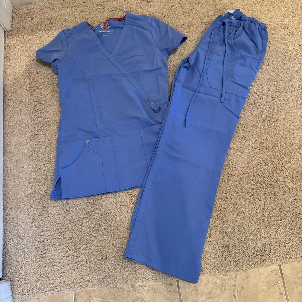 Dickies xxs Ceil Blue 1 set scrub extreme stretch